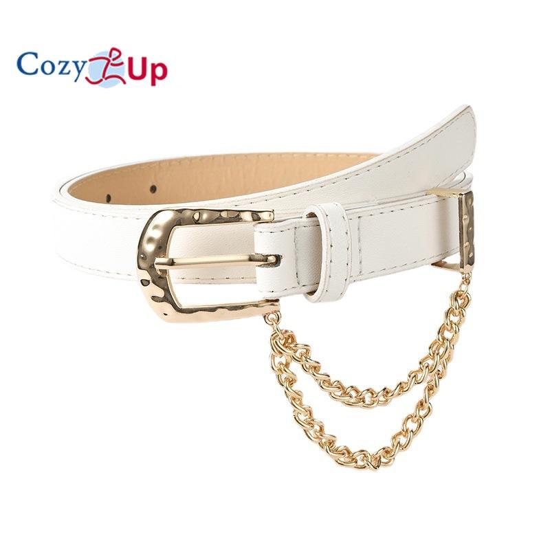 Pin Buckle Inlaid Short Chain Belt Jeans Decorative Clothing Belt Women