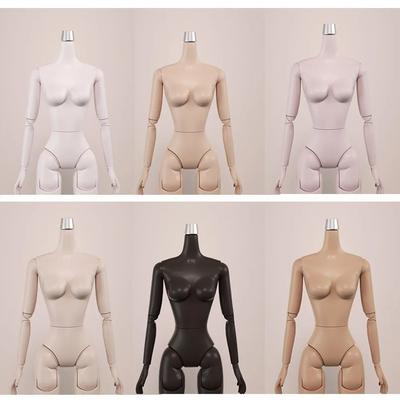 Birthday Gift Multi Joints 's Body Replacement White Skin 1/6 Model Body 26.5cm Height Movable BJD Body Mjd Accessories