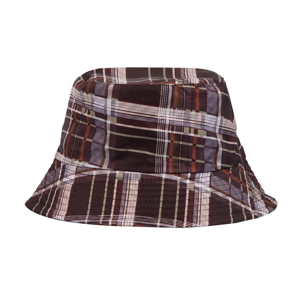 Versatile Style Hat Simple Line Print Womens Sunshade Fishermans Hatscaps