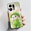 Phone Case For LG Q61/K61 Soft Silicone Black Case Ins Style Popular Pattern Moonlight Love Tree LMQ630N LMQ630 Casing