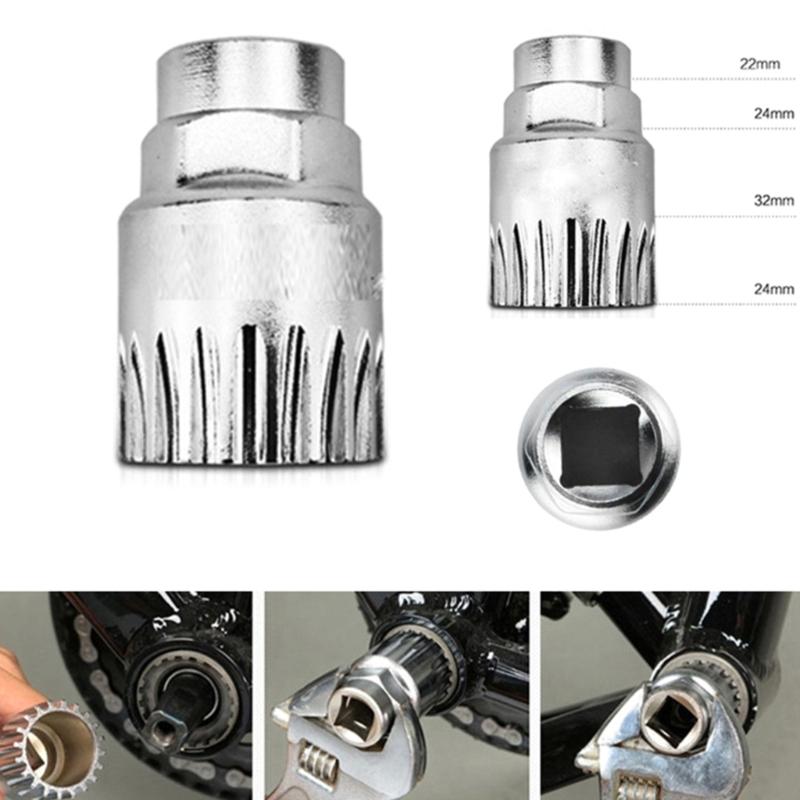 2Pcs Bicycles Bicycles Bottom Bracket Removal Sleeve Tool Standard 20-Tooth Bicycles Removers Removal Installation Tool