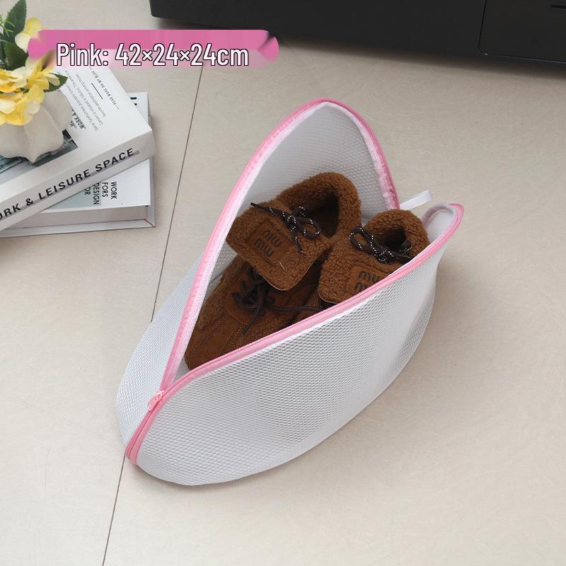 Verdickter Schuhwaschbeutel aus Polyester - Anti-Deformations-Schutz für die Wäsche