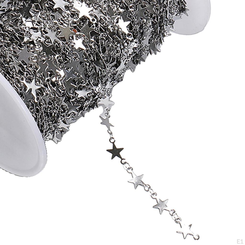 Chain, Hand Wrapped Chain Bulk Cable Chains for DIY, Earrings, Keychains, Bracelets,