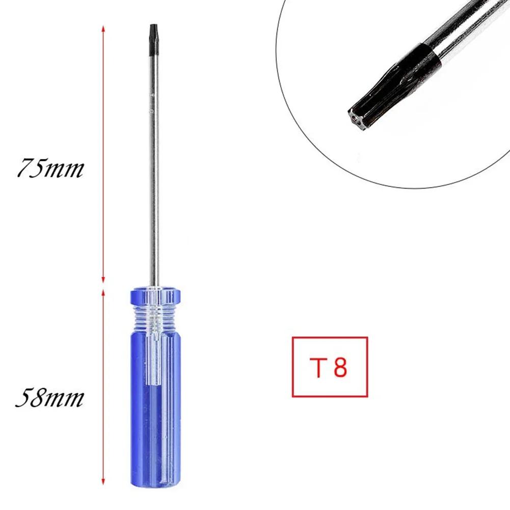 Screw Driver Torx T6 & T8 & T9 & T10 Security Screwdriver for Xbox-360/ PS3 Tamperproof Hole Repairing Opening