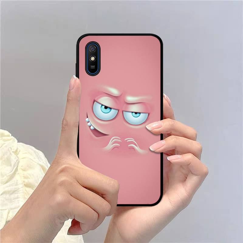 Lustiges Gesicht Telefonkasten für Redmi 9A 8A 7A 7A 7 6A 5A 5 Plus 4X S2 GO K20 K30 6 Note 8 9 Pro Cover