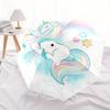 1 Stück Einhorn, Regenbogen-Thema, Hochwertiger Regenschirm, Automatisches Öffnen und Schließen, Multifunktionaler Regenschirm G0811168