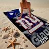 New York Giants Helm Mikrofaser Strandtuch, Leicht und Schnelltrocknend, für Sommerreisen, Strand-Essential, Schwimmbad
