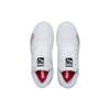 Puma Clyde All Pro Team Round Toe Lace-Up Shock Absorbing Non-Slip Wear-Resistant Low-Top Basketball Shoes Unisex Sneaker White Red 195509-04