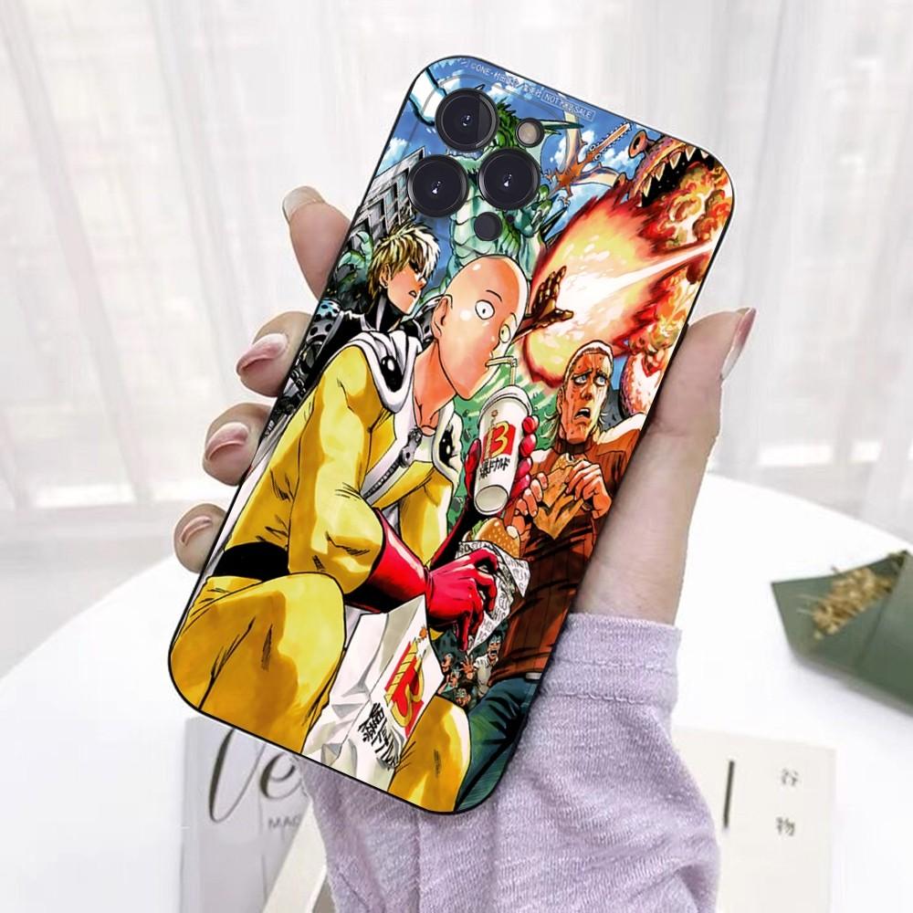 One Punch Man Phone Case For IPhone 16 15 14 11 12 13 Mini Pro XS Max Cover 6 7 8 Plus X Funda Shell
