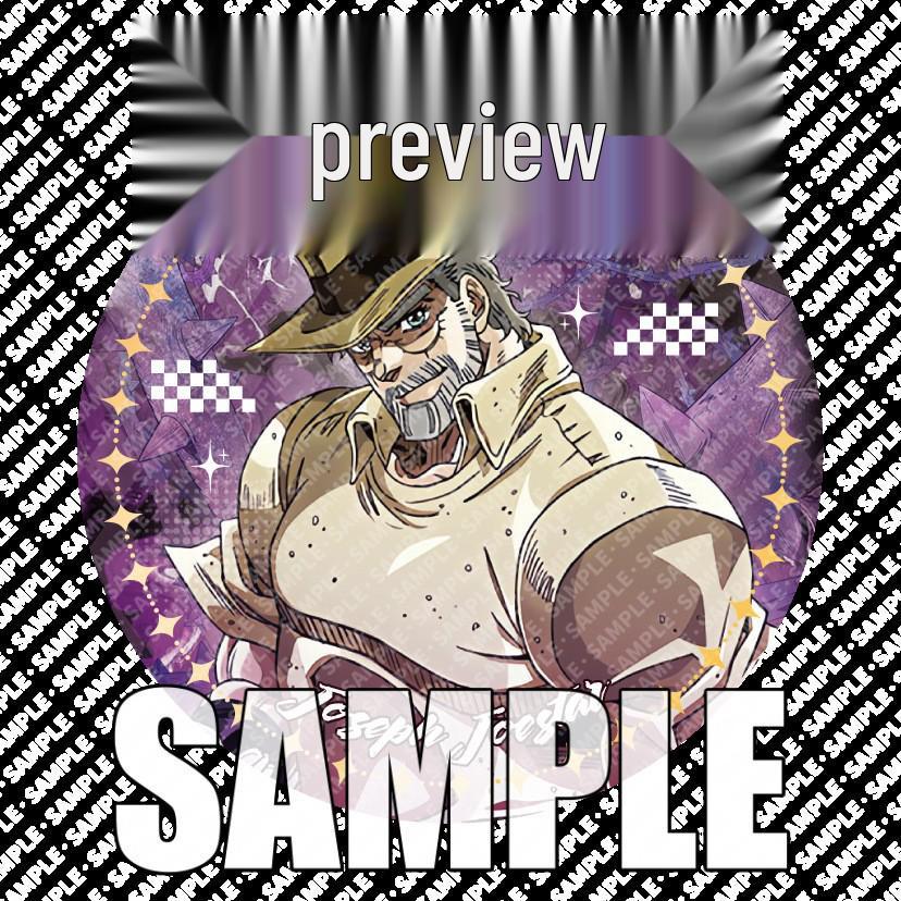 Jotaro, Kakyoin, and Polnareff Doujin Badges Collection