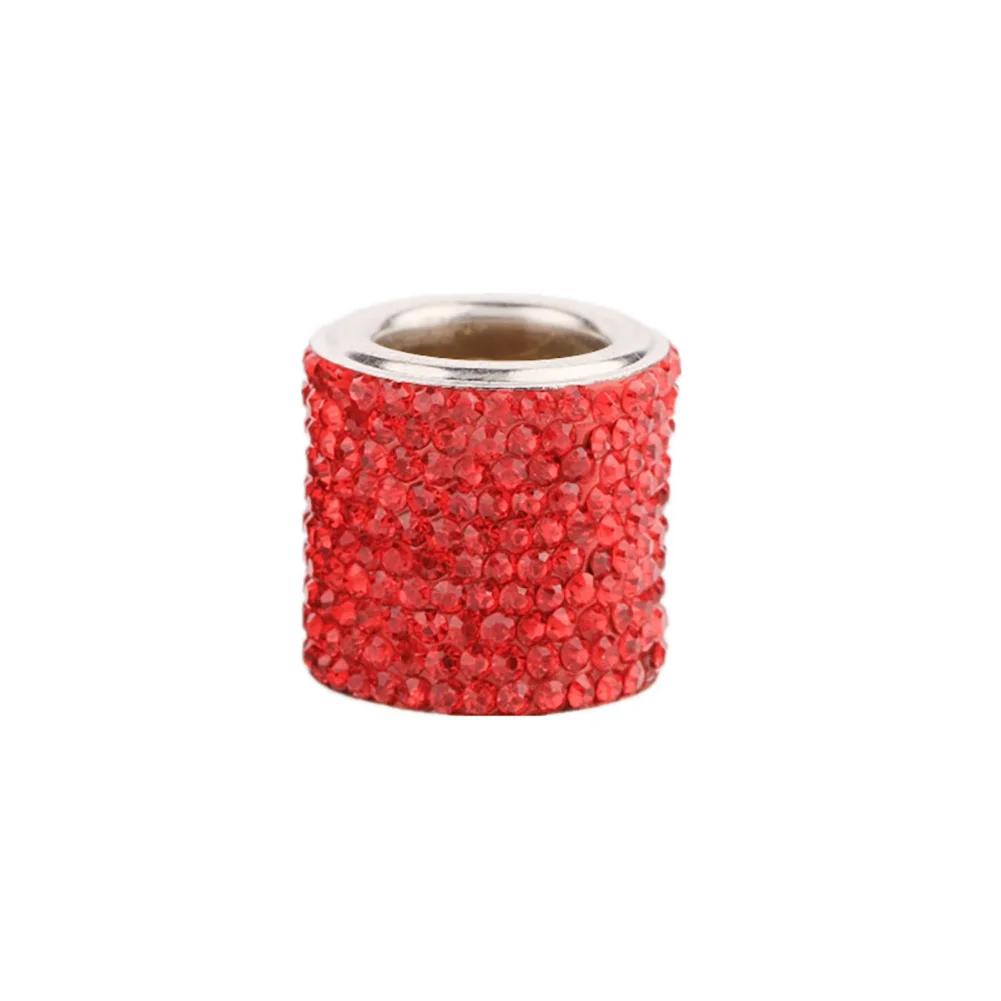 2Pcs Car Bling Crystal Seat Headrest Collars Decor Seat Headrest Shiny Diamond Rhinestone Decor Car Charms Interior Accessories