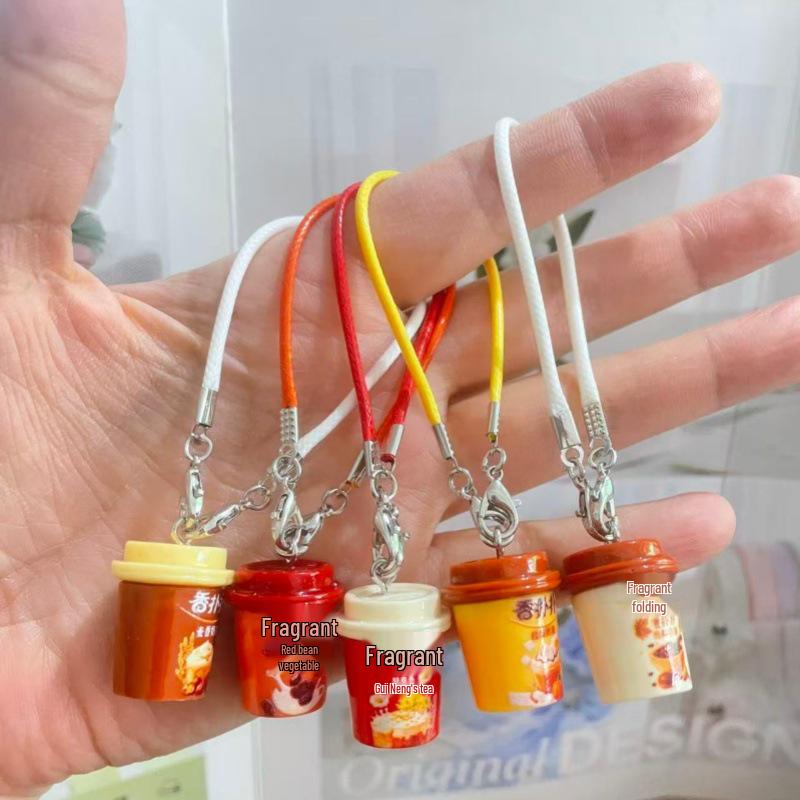 Miniature Cartoon Milk Tea Cup Crossbody Bag for OB11 Dolls
