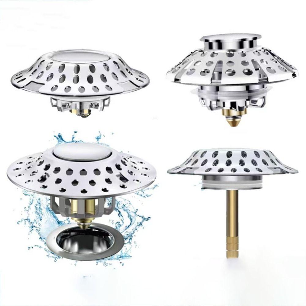 Press Type Stoppers Detachable Drain Stoppers Quick Water Flow Drain Stoppers  Bathtubs