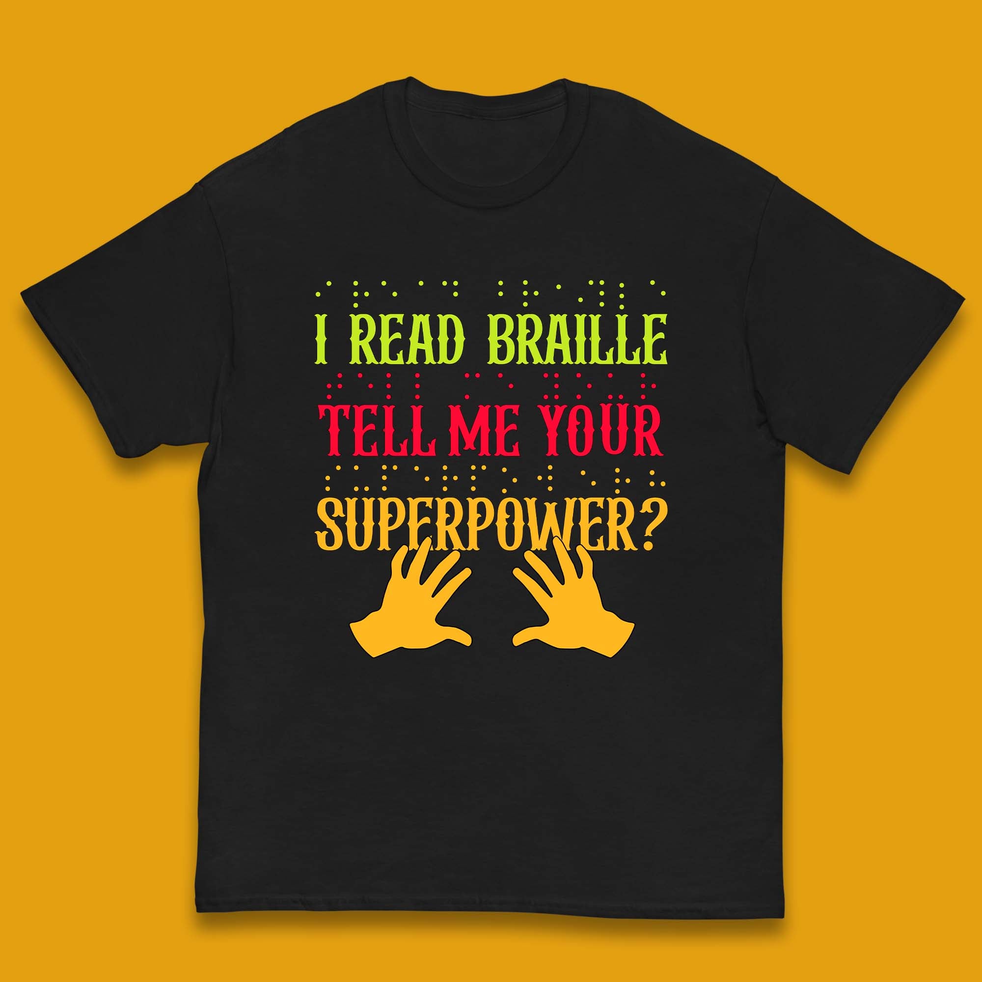

Braille Superpower Kids T-Shirt 110