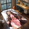 Demon Slayer Anime Rug Carpet Large Area Rug Non Slip Washable Floor Mat Gamer Room Bedroom Home Decor