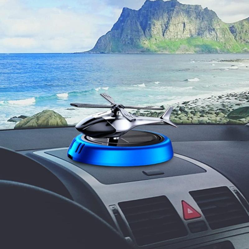 Car Interior Solar Car Rotating Perfume Solar Aroma Diffuser Car Air Freshener Fragrance Automatic Rotation Dashboard