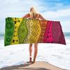 Superfine Fiber Square Beach Towel With 3d Digital Print For Beach Vacation Use