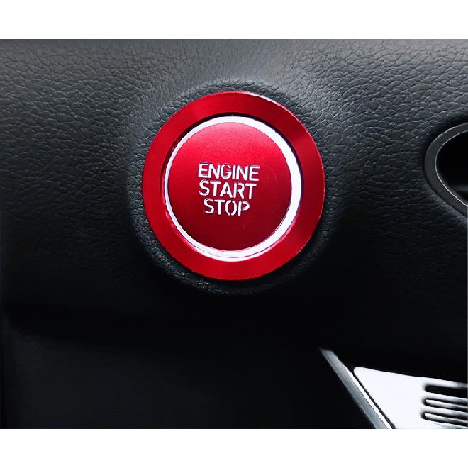 

Кнопка запуска двигателя автомобиля Замена крышки Выключатель остановки для Hyundai Sonata DN8 10th красный