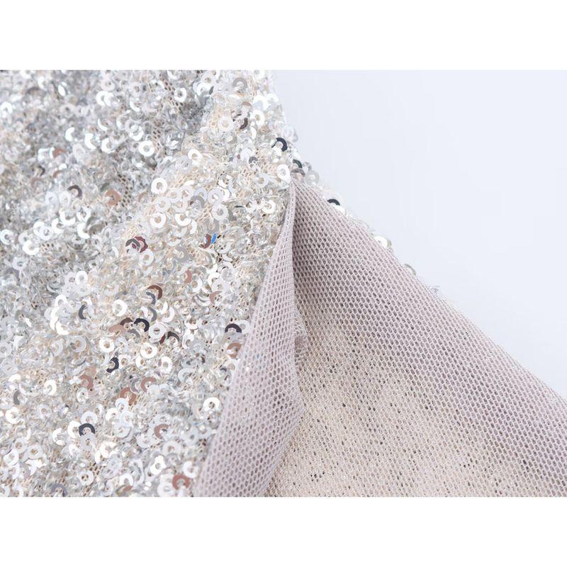 Kaslead New Women Clothes Western Style Fashion Slim Fit Sequin Tube Top Top 1014802 808