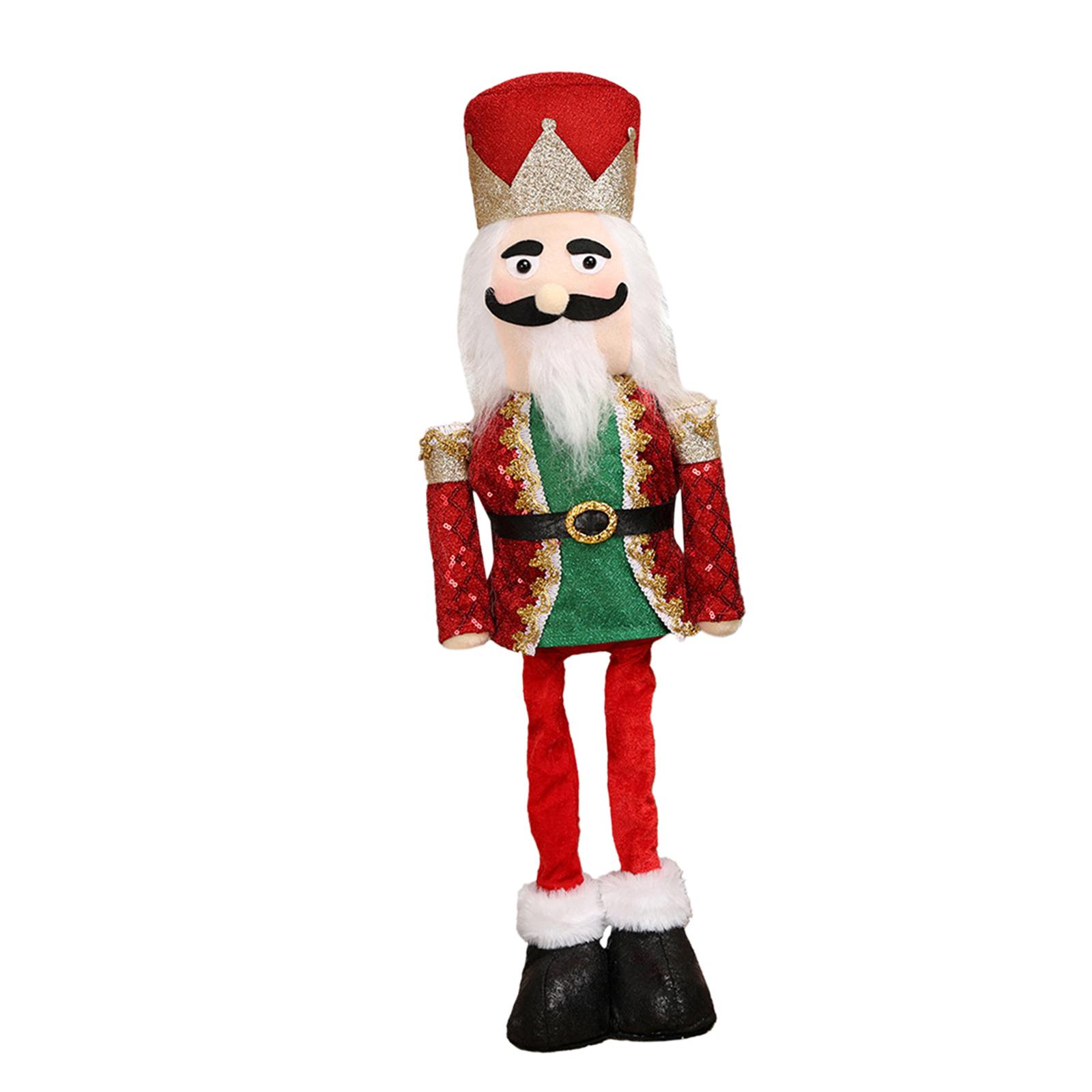Christmas Nutcracker, Christmas Decoration, Telescopic Nutcracker Figure, Santa