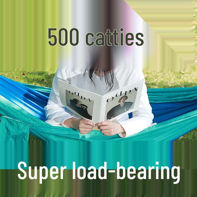 Ultralight Anti-rollover Double Camping Hammock: Strong, Portable Parachute Cloth for Outdoor Adventures