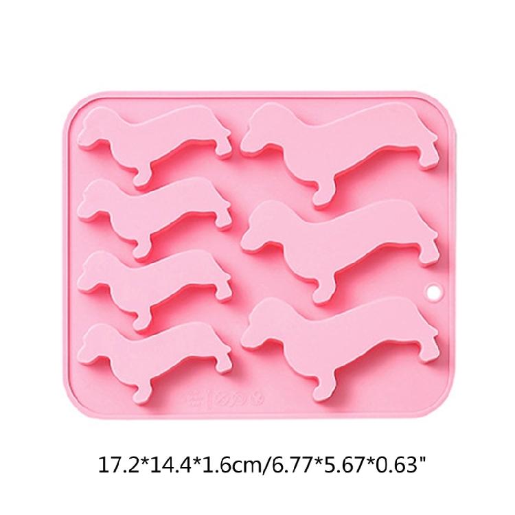 3D Sausage Dogs Resin Mold Fondant Silicone Mold DIY Cake Pastry Baking Mold