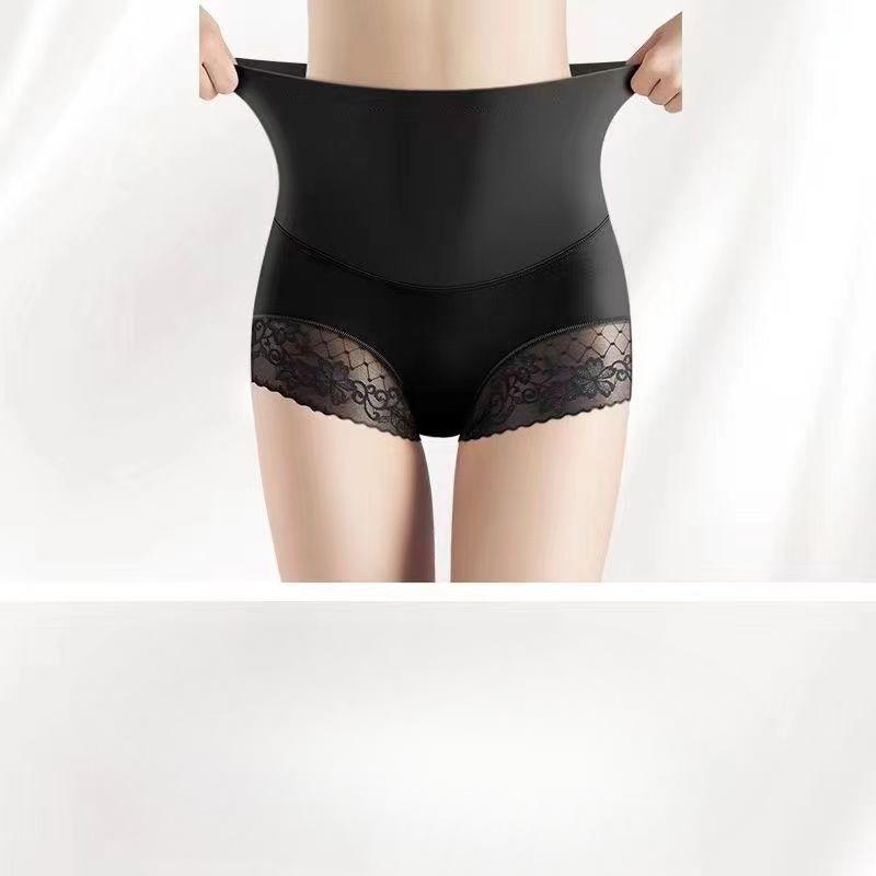 

Женские брюки с завышенной талией для коррекции фигуры, утягивающие живот, тонкие, дышащие, бесшовные, из ледяного шелка, облегающее нижнее белье для осени 2XL