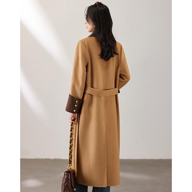 Sishui Nianhua Damen Eleganter Wollmischmantel 235920N1