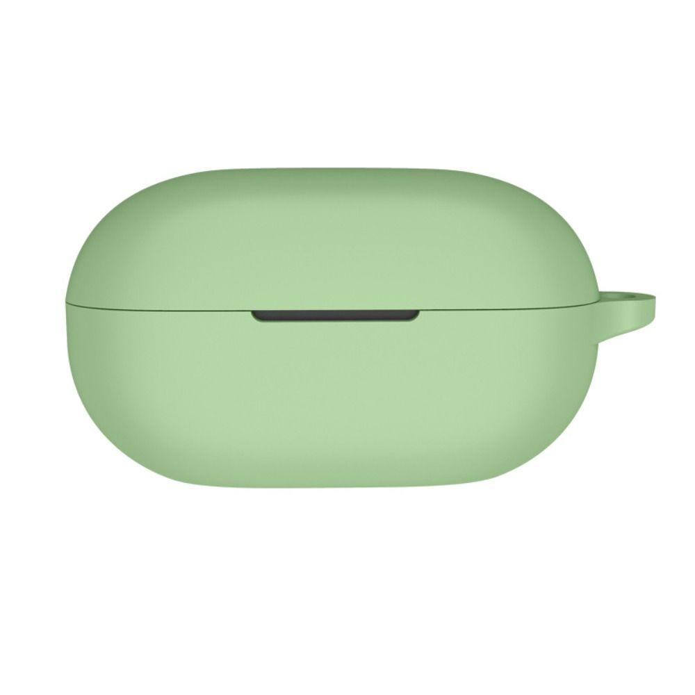 Capa de silicone para fones de ouvido Beats Solo Buds com gancho, protetor macio à prova de choque e anti-riscos, capa protetora de cor sólida