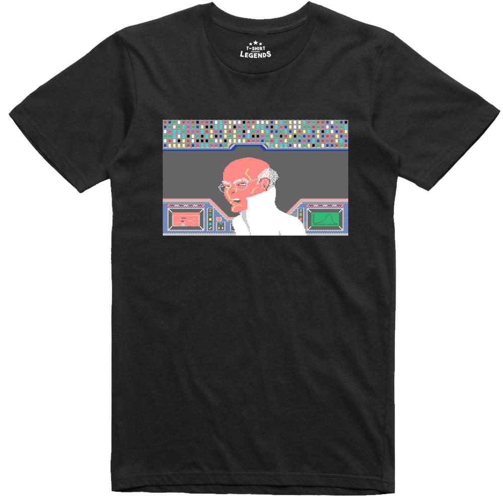 Impossible Mission T Shirt Fin Écran C64 8 Bit Officiellement Rétro 80's T-Shirt