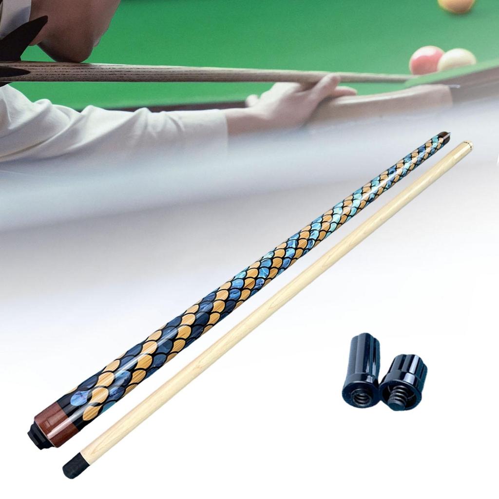 Billiard Grip Pool Cue Tip Wooden Break Jump Cue Stick Large Tip For Billiards Practice Beginners