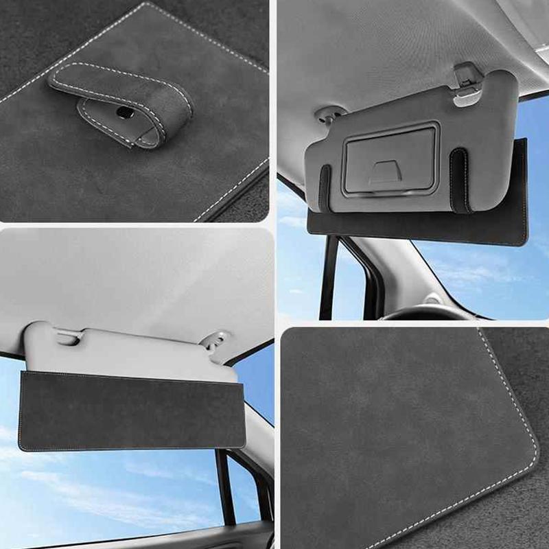 SEAMETAL Aufsteckbarer Auto-Sonnenblendenverlängerer Fahrer Beifahrer Vordersitz Blendschutz UV-Strahlen blockierend Sonnenblende Verlängerer