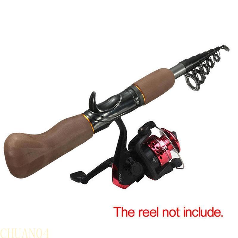 A1A2 Portable Carbon Fiber Fishing Rod Travel Sea Rock Spinning Pole