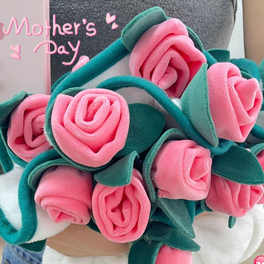 Colorful Artificial Flower Blanket Fashion Rose Flower Nap Blanket  Valentine's Day