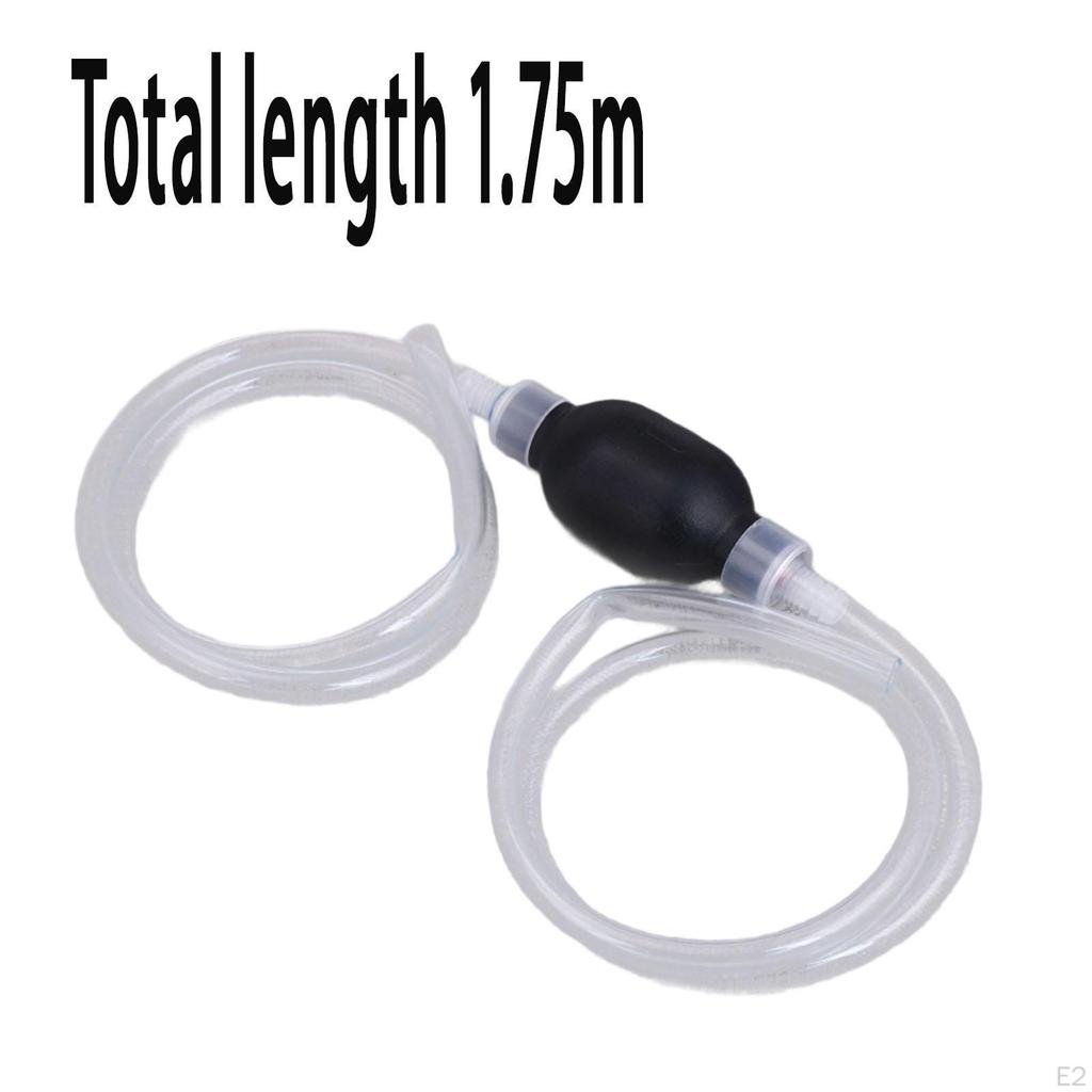 Gas Siphon Pump 1.75M, Fuel Transfer Pump, Multifunctional, Portable, Manual for Liquid