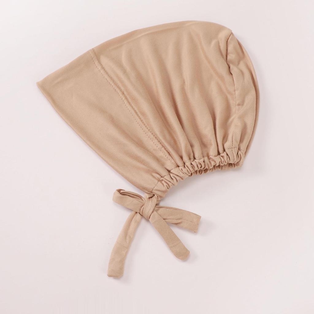 Modal Elastic Band Adjustable Ethnic Headscarf - Skin-friendly Cotton Base Cap