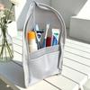 Mesh Toiletry Bag Portable Travel Cosmetic Organizer Shower Storage Pouch for Toothbrush Razor Makeup Supplies