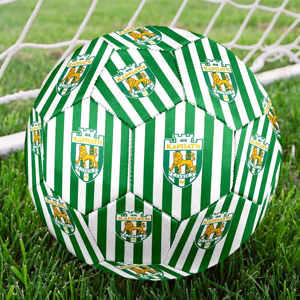 Karpaty Lviv Indoor Soccer Ball Size 5 Colorful All Ages Machine Stitched PVC Competition Ready Durable High-Bounce