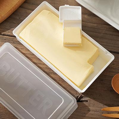 Tragbare Aufbewahrungsbox aus massivem Butterschneiden, Küchenzubehör, Kühlschrank, Frischhaltebox, Frühstückskäse, Frischhaltebox