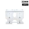 10Pcs Solar Panel Drain Clips Durable Aluminum Alloy 30/33MM Water Drainage Clamps for Residential Photovoltaic Panels