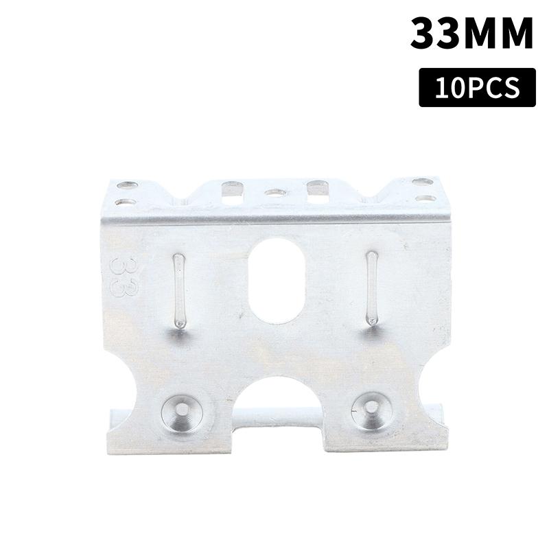 10Pcs Solar Panel Drain Clips Durable Aluminum Alloy 30/33MM Water Drainage Clamps for Residential Photovoltaic Panels