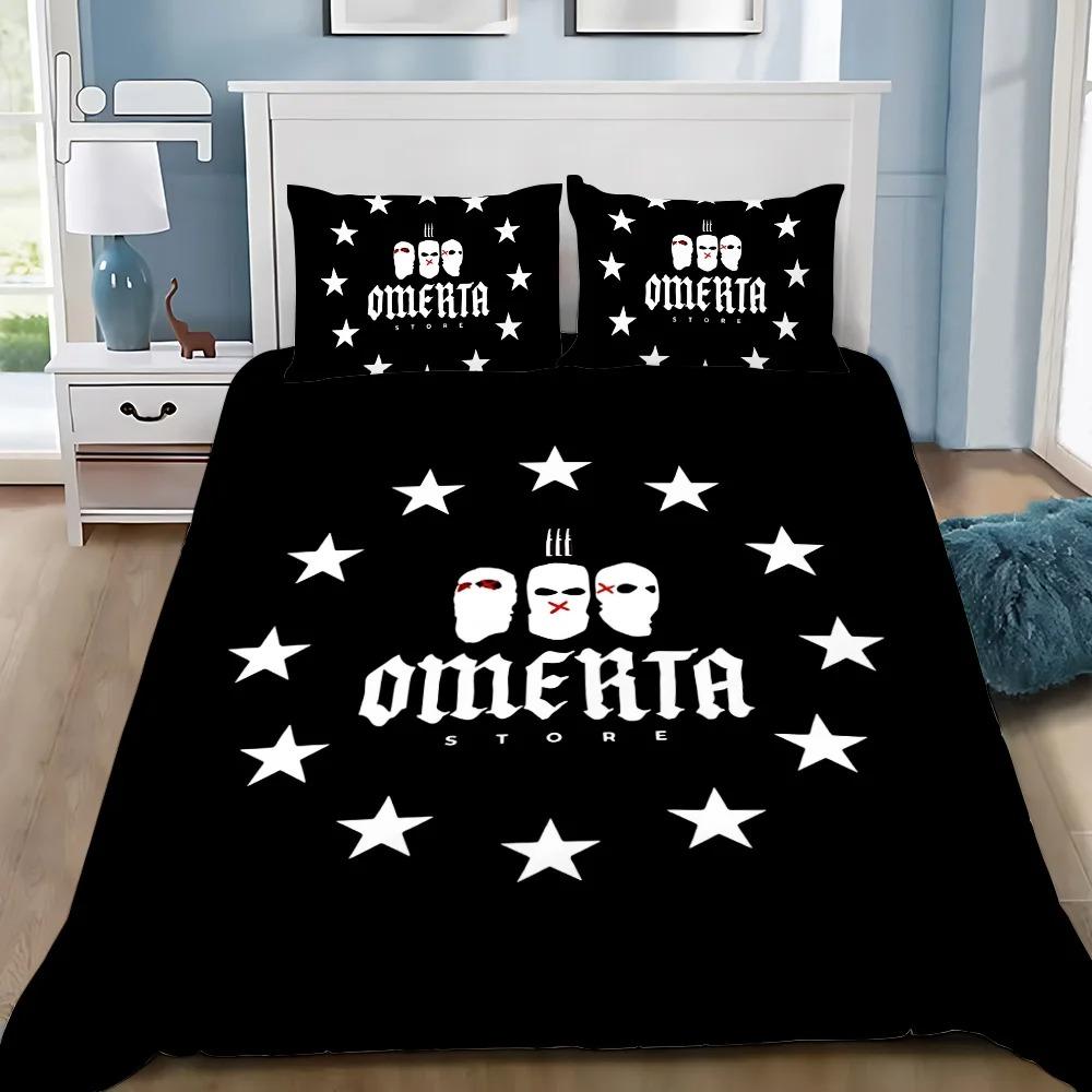 Duvet Cover Pillowcase Bedding Set Adult Boy Omertas M-Maes Girl Bedroom Decoration Children Gift Single Double Large Size