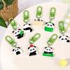 Fashionable 8 Pieces Lovely Panda Keychains Portable for Keys and Personalizing Bags Craft with Acrylic Materials