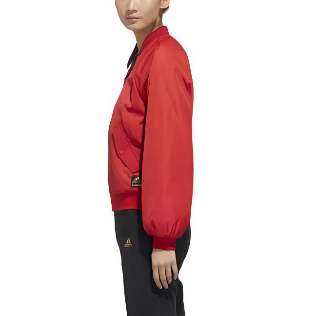 Adidas CNY Woven Jacket With Sherpa Lining Women Outerwear Red FU6236