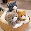 6 Colour Stuffed Plush Toy Lying Prone Simulation Cat Plush Doll Latest Cat Plush Toys  Home Decor