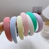 Macaron Breiter Schwamm-Kopfschmuck für Damen Koreanisches Mädchen Gesichtswasch-Haarband