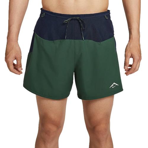 Nike Trail Second Sunrise Men s 5  Dri FIT Adv Brief Lined Running Shorts L зелёный