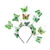 Hot Sale Simulation Plastic Butterfly Headband Head Flower Bridal Headband Travel Photo Photo Headgear