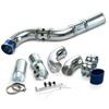 3" 76mm Universal Air Inlet Pipe Aluminum Alloy Turbo Inlet Tube Direct Cold Air Filter Injection System Car Intake Pipe Set