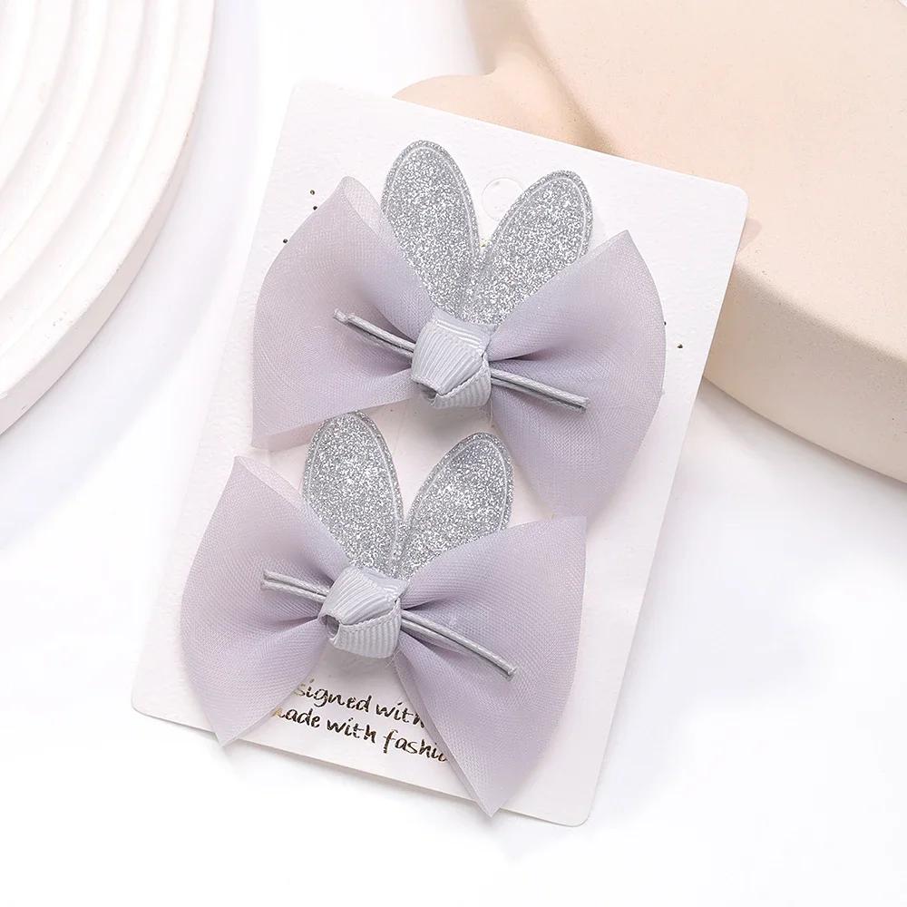 

2 шт./лот, детские мини-банты для волос, заколки для волос, хлопковая мягкая заколка для девочек, заколки с бантом и приветствием, детские головные уборы, аксессуары для волос